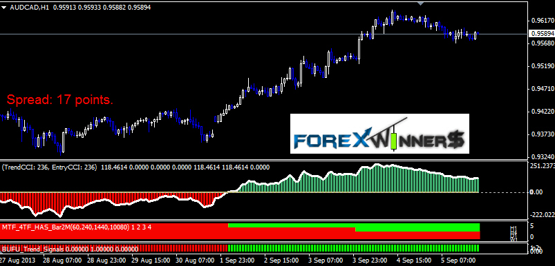 Forex trend following system